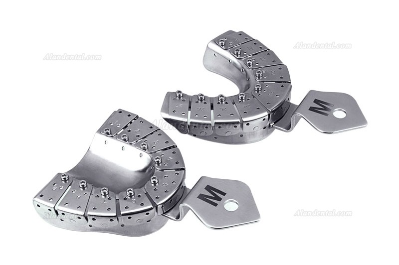 Dental Implant Impression Teeth Tray S/M/L (Autoclavable Stainless Steel)